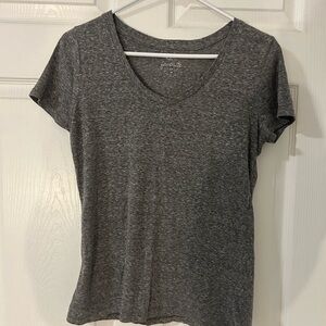 Rue21 Heather Gray V-Neck Tee